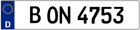 Truck License Plate